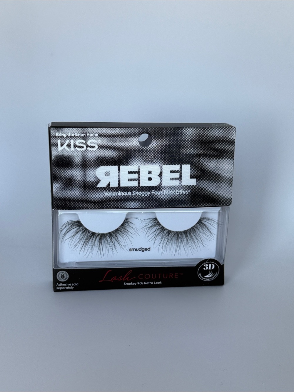 Kiss Rebel 3D Smudged False Eyelashes - BNIB